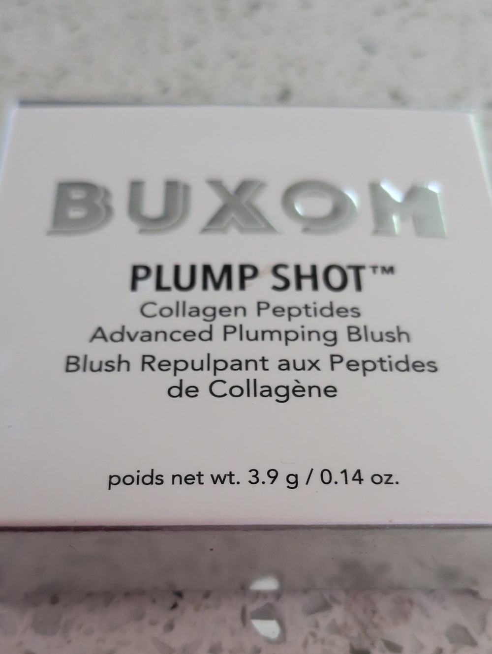 Buxom Plump Shot Advanced Plumping Blush - White and Silver Box